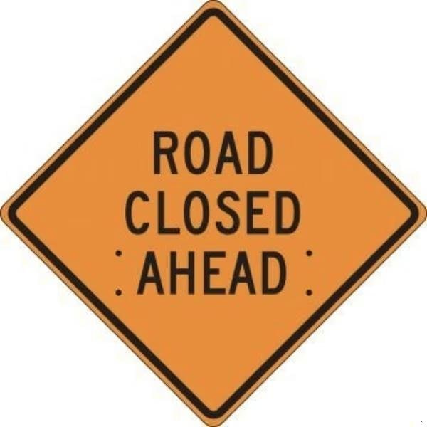 Accuform PEDESTRIAN CROSSING SIGN WITHOUT FRR436HP FRR436HP - main